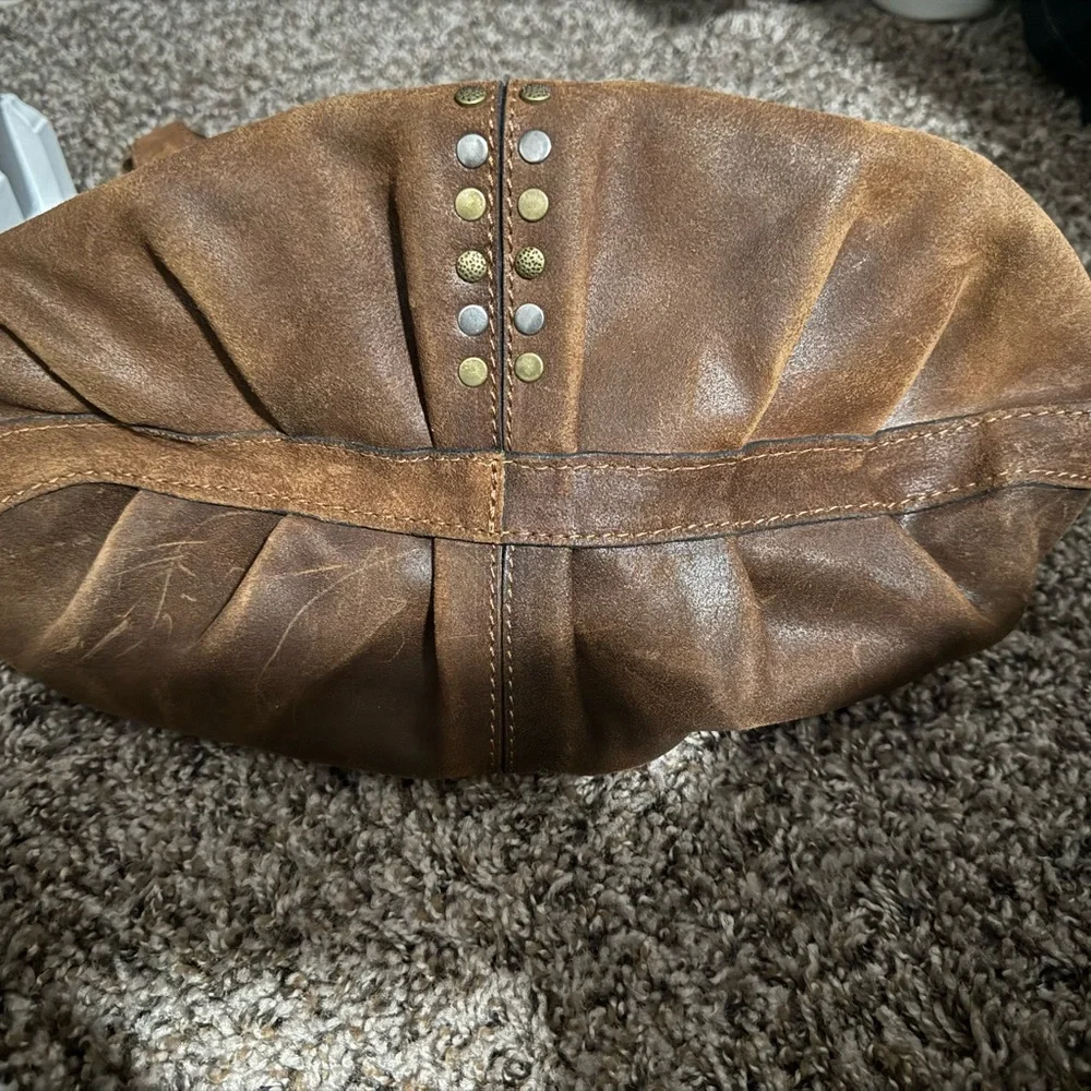 Patricia Nash New Brown Leather Hobo Bag - Picture 6 of 8